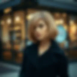 Elegant bob hairstyle for short hair