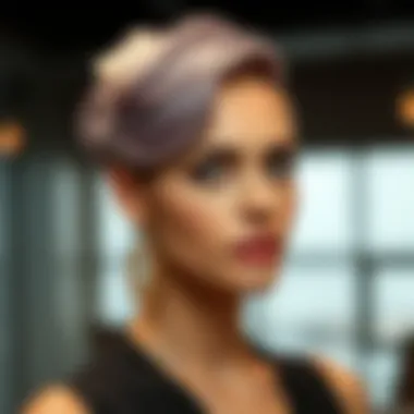 A stylish haircut showcasing the elegance of shade three.