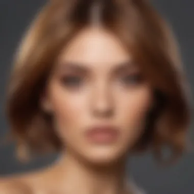 Application Techniques for Caramel Hair Color An artistic representation of various application techniques for caramel hair color.
