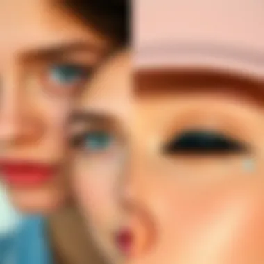 Transformative Effects of Smudge-Proof Eyeliner Before and after look demonstrating the effect of smudge-proof eyeliner.