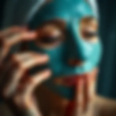 The Art of Mask Application Applying a face mask