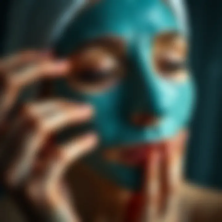 The Art of Mask Application Applying a face mask