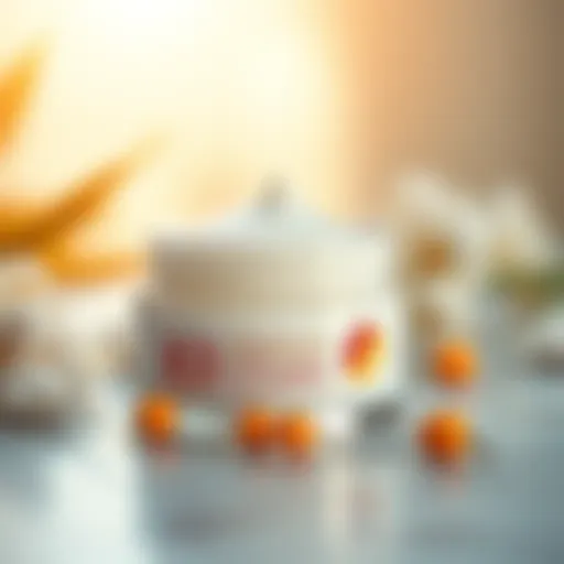 Nourishing skin cream enriched with B3 vitamin