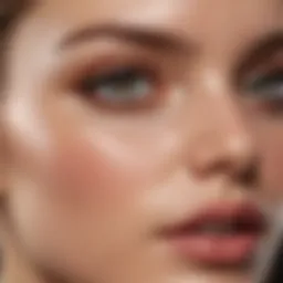 A close-up of babylights showcasing natural highlights