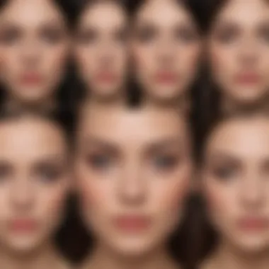 The Evolution of Beauty Standards An artistic representation of the evolution of beauty standards through the ages