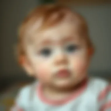 Healthy Hair Growth in Infants A baby with healthy hair showcasing its natural growth