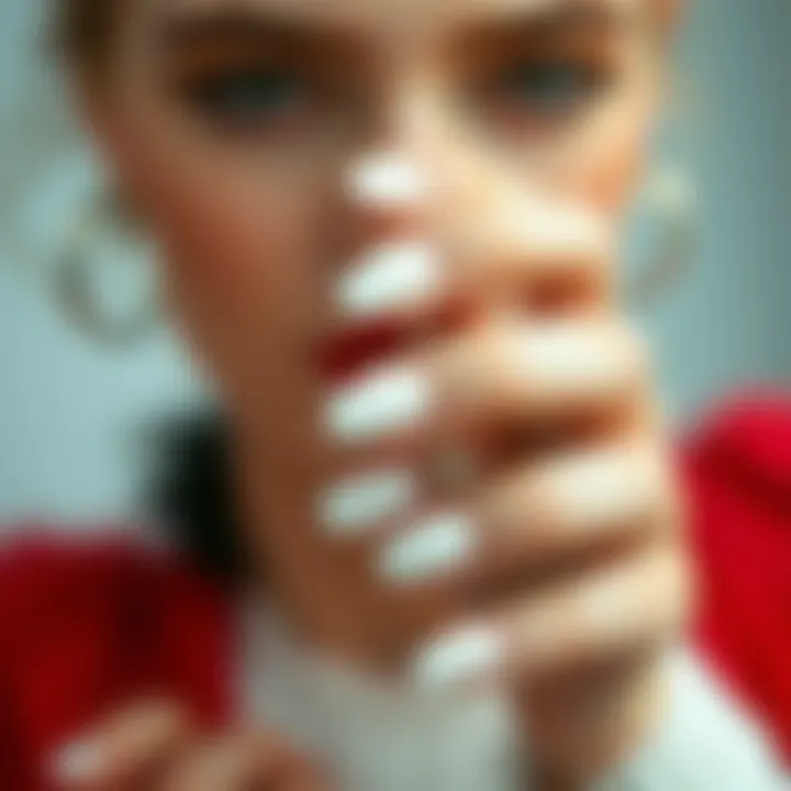 The cultural significance of white nail polish in fashion history.