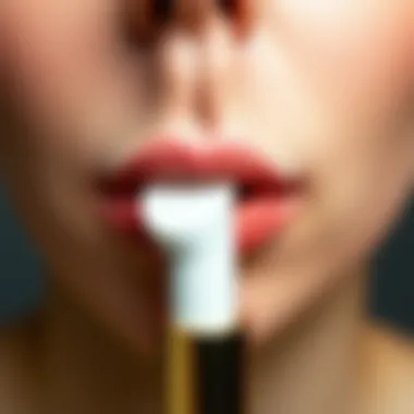 Historical Timeline of White Lipstick A historical timeline visual of white lipstick usage across different eras