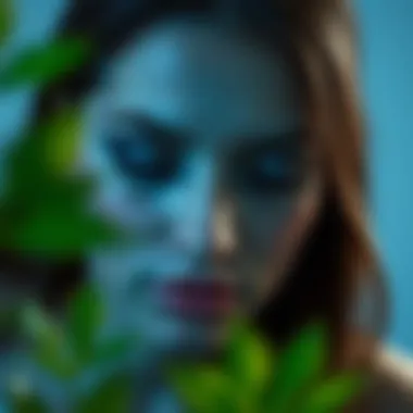 Biotin's Role in Skin Health Illustration showing the benefits of Biotin for skin health