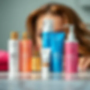 Essential Products for Balayage Care Selection of hair care products for balayage maintenance