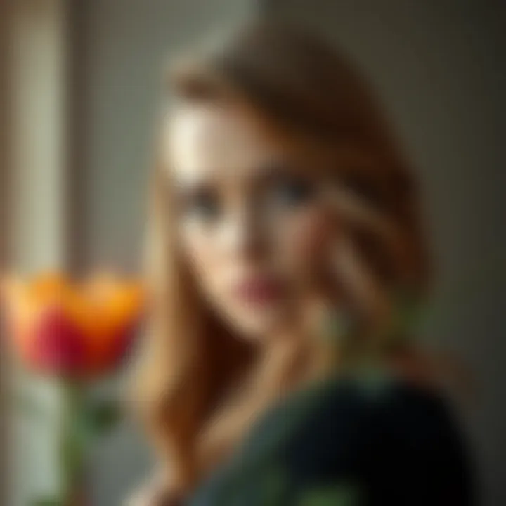 Creative highlights adding dimension to hair