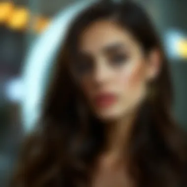 A stunning ombre effect on long hair