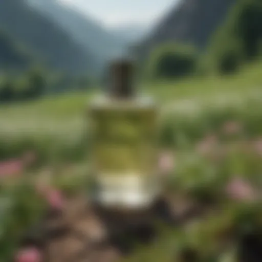 A serene landscape showcasing the freshness of nature, symbolizing the essence of fresh perfumes.