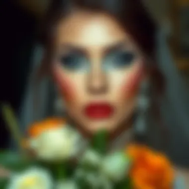 Bold Creative Wedding Makeup Bold and creative wedding makeup ideas