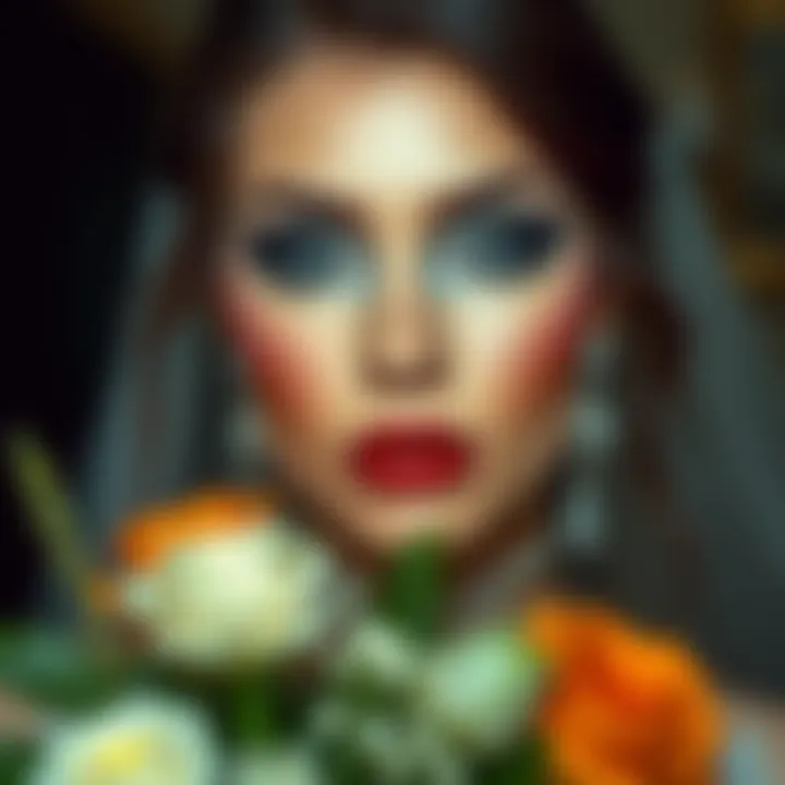 Bold Creative Wedding Makeup Bold and creative wedding makeup ideas