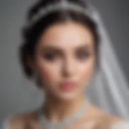 Elegant bridal makeup showcasing natural beauty