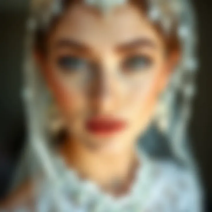 Flawless Complexion for the Modern Bride Elegant bridal makeup showcasing a flawless complexion
