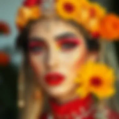 Vibrant Colors for Stunning Bridal Looks Vibrant color palette for bridal makeup