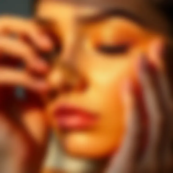 Harnessing the Power of C Serum Serum application to the skin