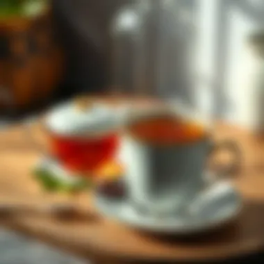 Calming tea for menstrual discomfort relief