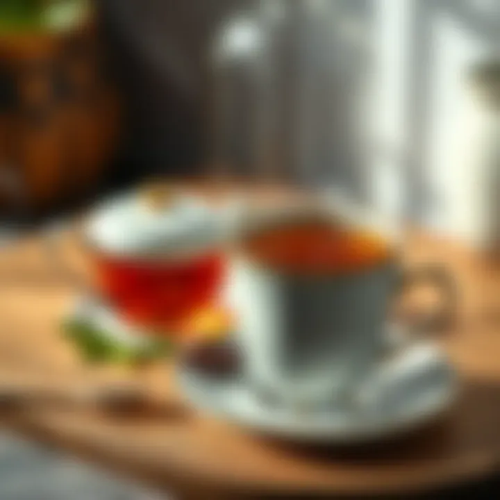 Calming tea for menstrual discomfort relief