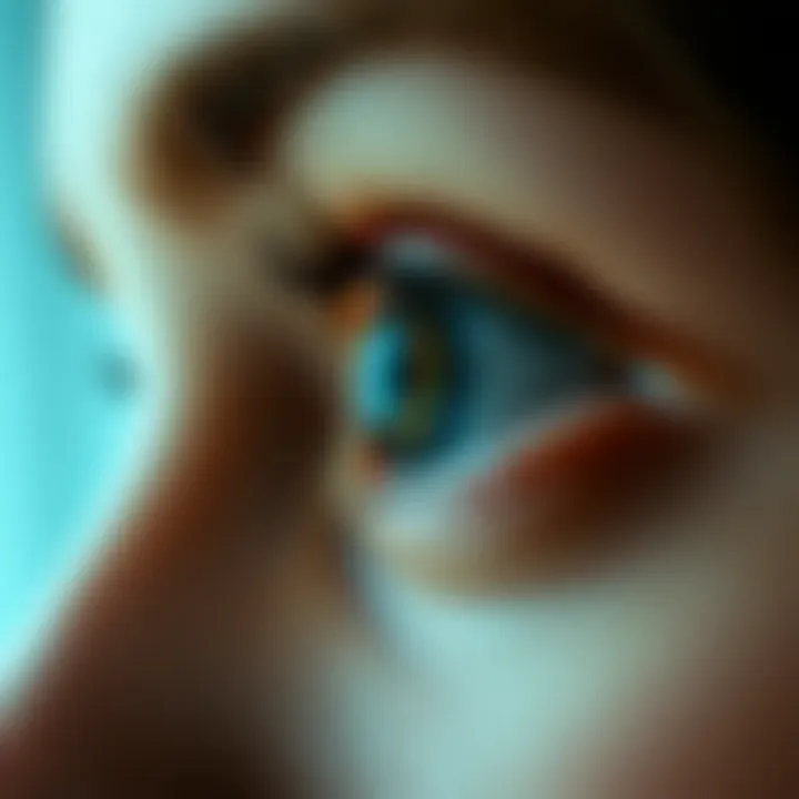 Causes of Black Spots in the Eye Illustration depicting various causes of black spots in the eye