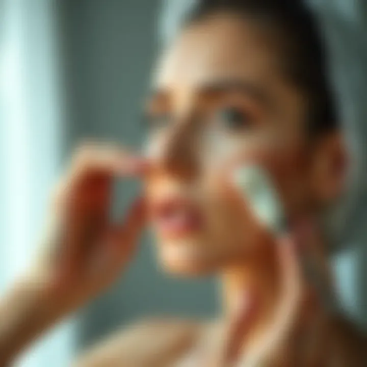 Application technique of brightening cream