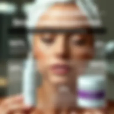 Infographic depicting personalized skin care recommendations