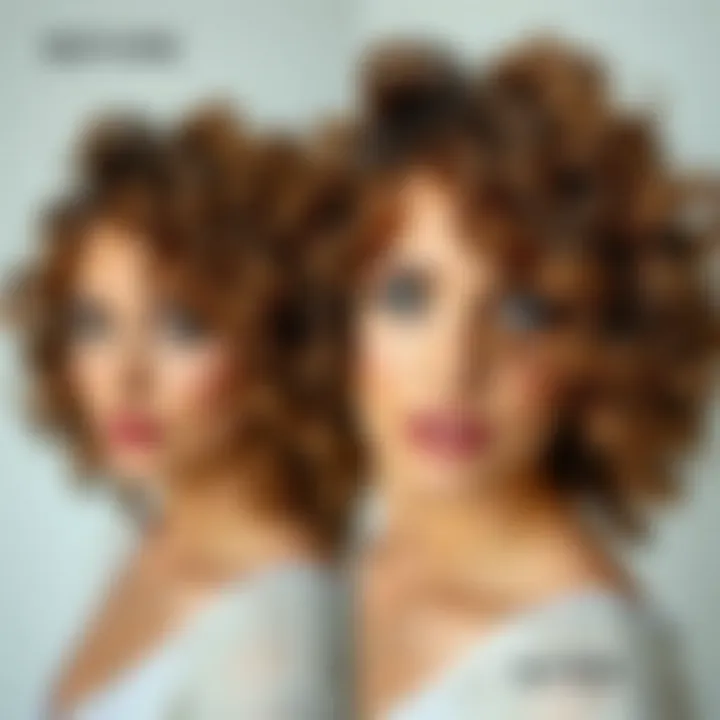 Curly Perm Transformation Before and after of curly perm transformation