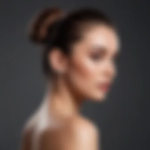 Elegant everyday hairstyle showcasing a sleek bun