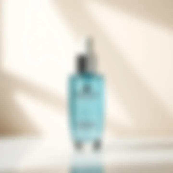 Elegant bottle of Dermoten serum against a soft background