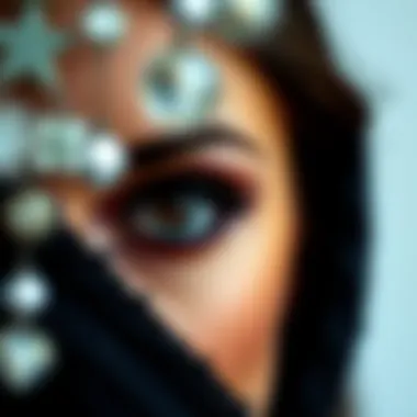 A stunning smoky eye look highlighting brown eyes