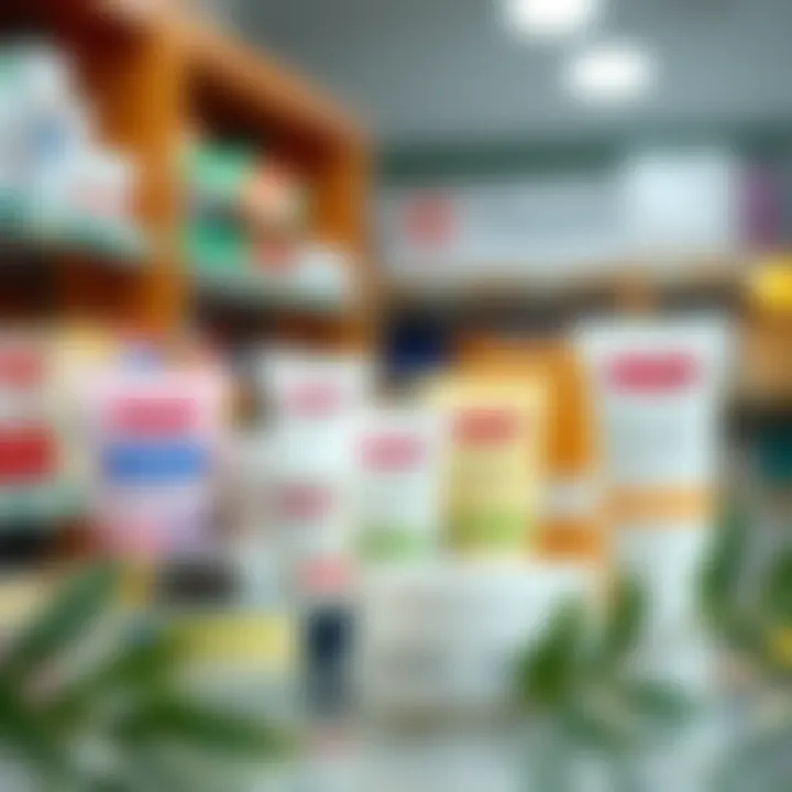 Diverse Acne Cream Varieties Various acne cream options available at pharmacies