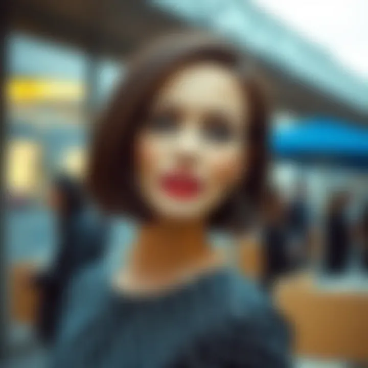 Elegant bob style for formal occasions