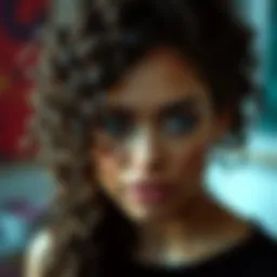 Curl definition techniques for textured hair