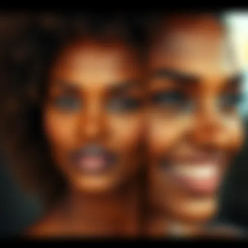 Celebrating Brown Skin Tones Diverse brown skin tones showcasing natural beauty