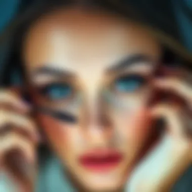 Model Showcasing Essence I Love Extreme Volume Waterproof Mascara Effect Model showcasing the dramatic effect of Essence I Love Extreme Volume Waterproof Mascara