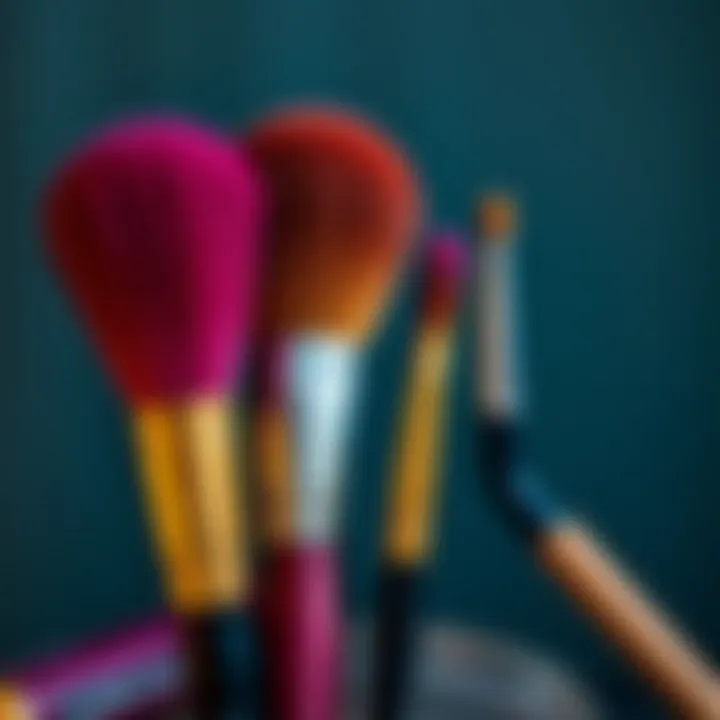 Brushes and tools for hair dyeing