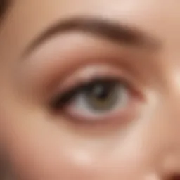 Elegant packaging of an eye tightening cream