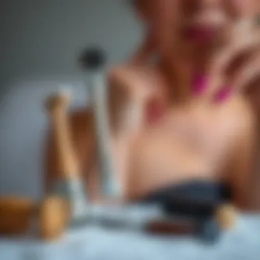 Different facial massage tools and their uses.