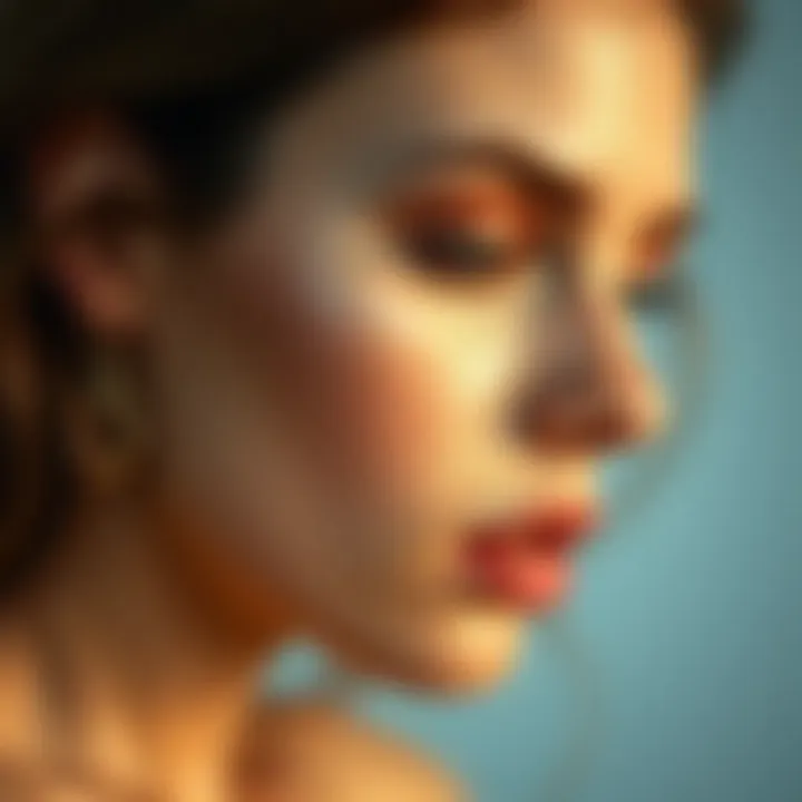 Foundation and Acne Connection An illustration representing the relationship between foundation and acne.