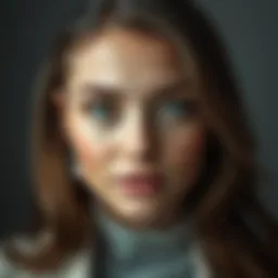 A captivating before and after transformation using FaceApp.