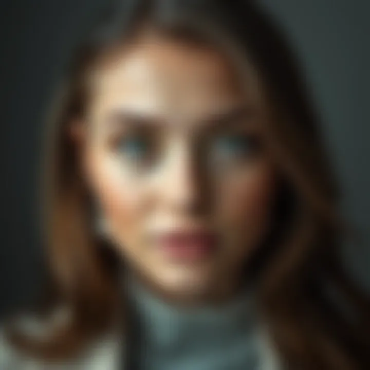 A captivating before and after transformation using FaceApp.