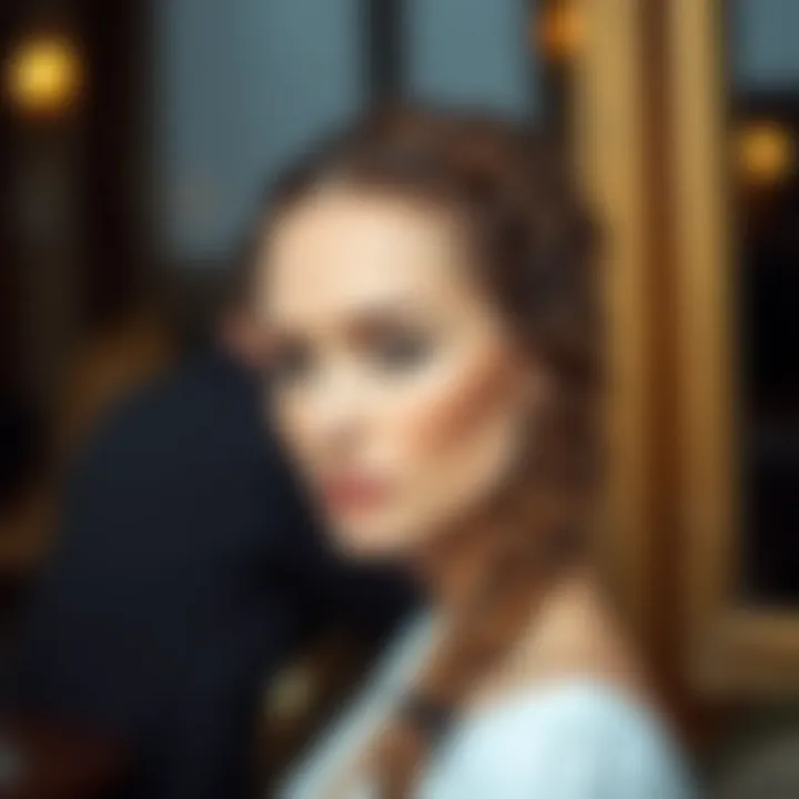 Elegant front braid hairstyle showcasing intricate details