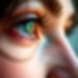 A mesmerizing close-up of various eye colors, showcasing their unique hues and patterns.