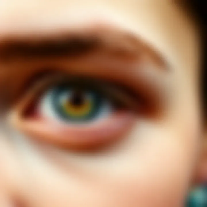 Cultural Perspectives on Eye Colors An abstract representation highlighting the cultural significance of different eye colors around the world.