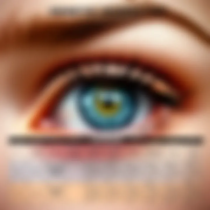 Genetic Inheritance of Eye Colors A chart illustrating the genetic factors influencing eye color inheritance.