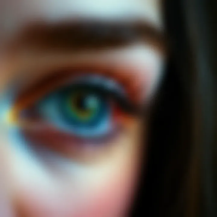 Psychological Impacts of Eye Colors A thought-provoking image depicting the psychological impact of eye colors on perception.