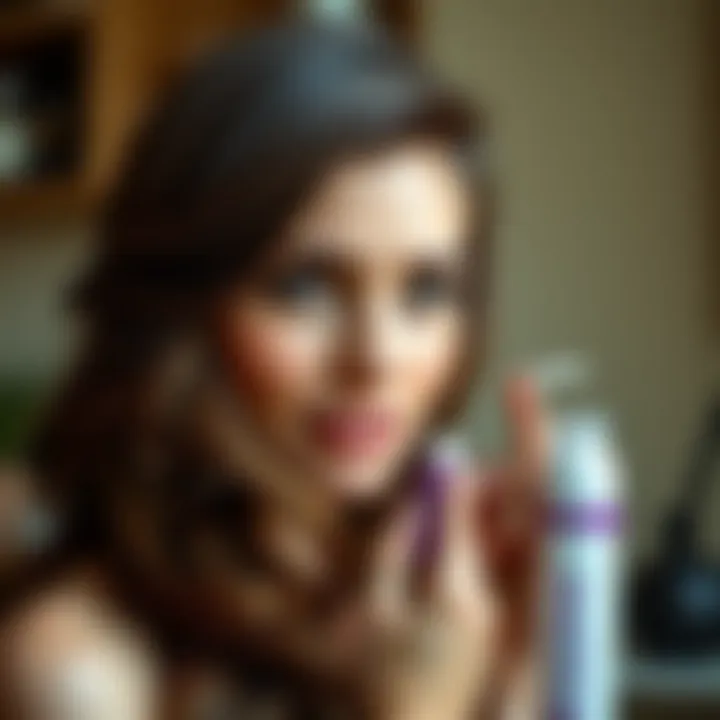 Choosing the Right Products Selection of hair care products for straightening