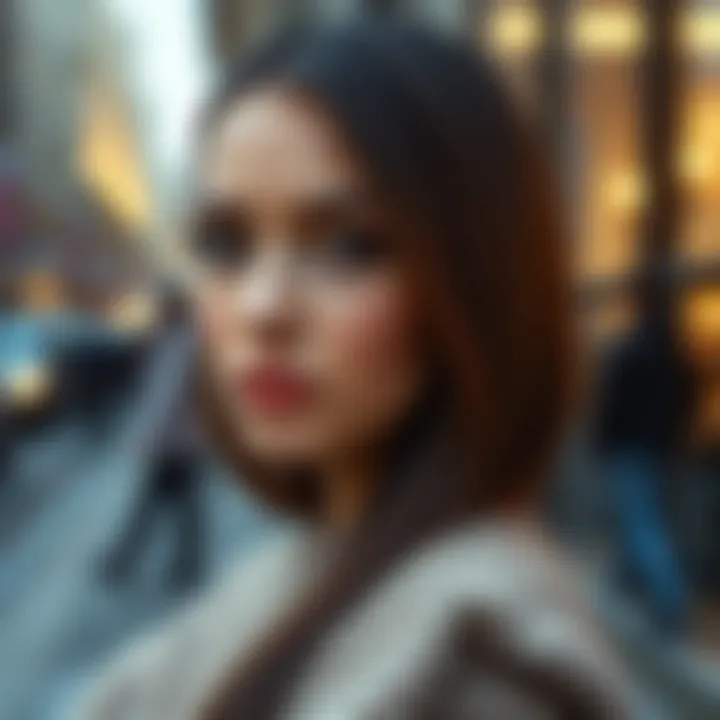 Sleek and Straight Styles for Elongated Faces A sleek and straight hairstyle that frames the face beautifully